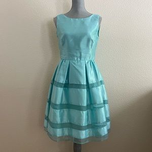 Taylor Aqua blue dress